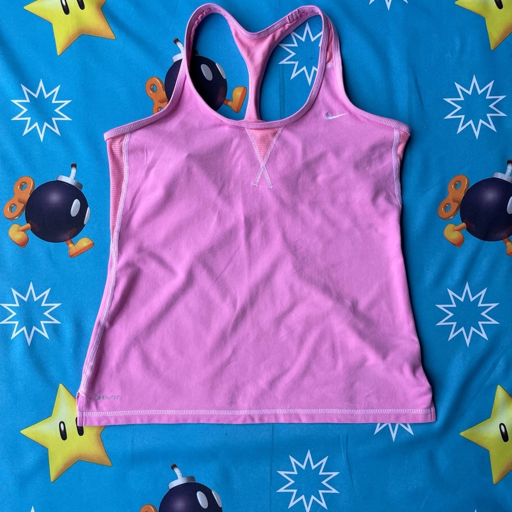 pink Nike workout top